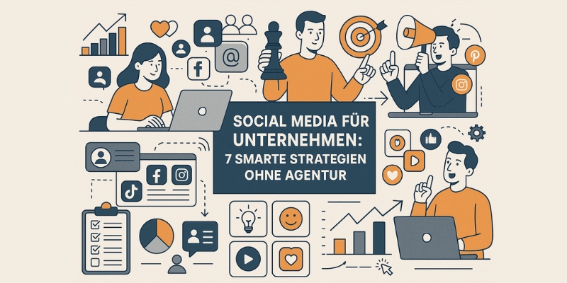 Social Media für Unternehmen: 7 smarte Strategien ohne Agentur