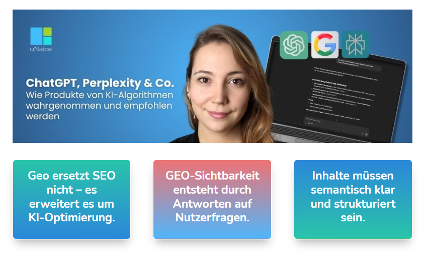 GEO statt SEO? Wie Produkte von KI-Algorithmen wahrgenommen und empfohlen werden