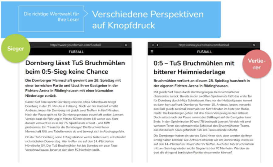 Football Case Structured Data