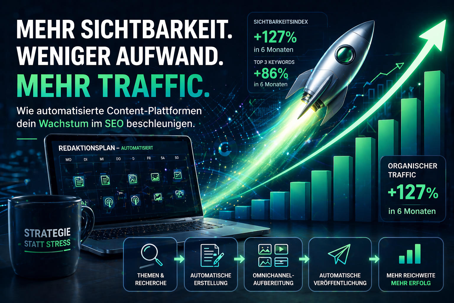 Warum verlieren Unternehmen ohne Content-Automatisierung messbar Marktanteile im SEO?