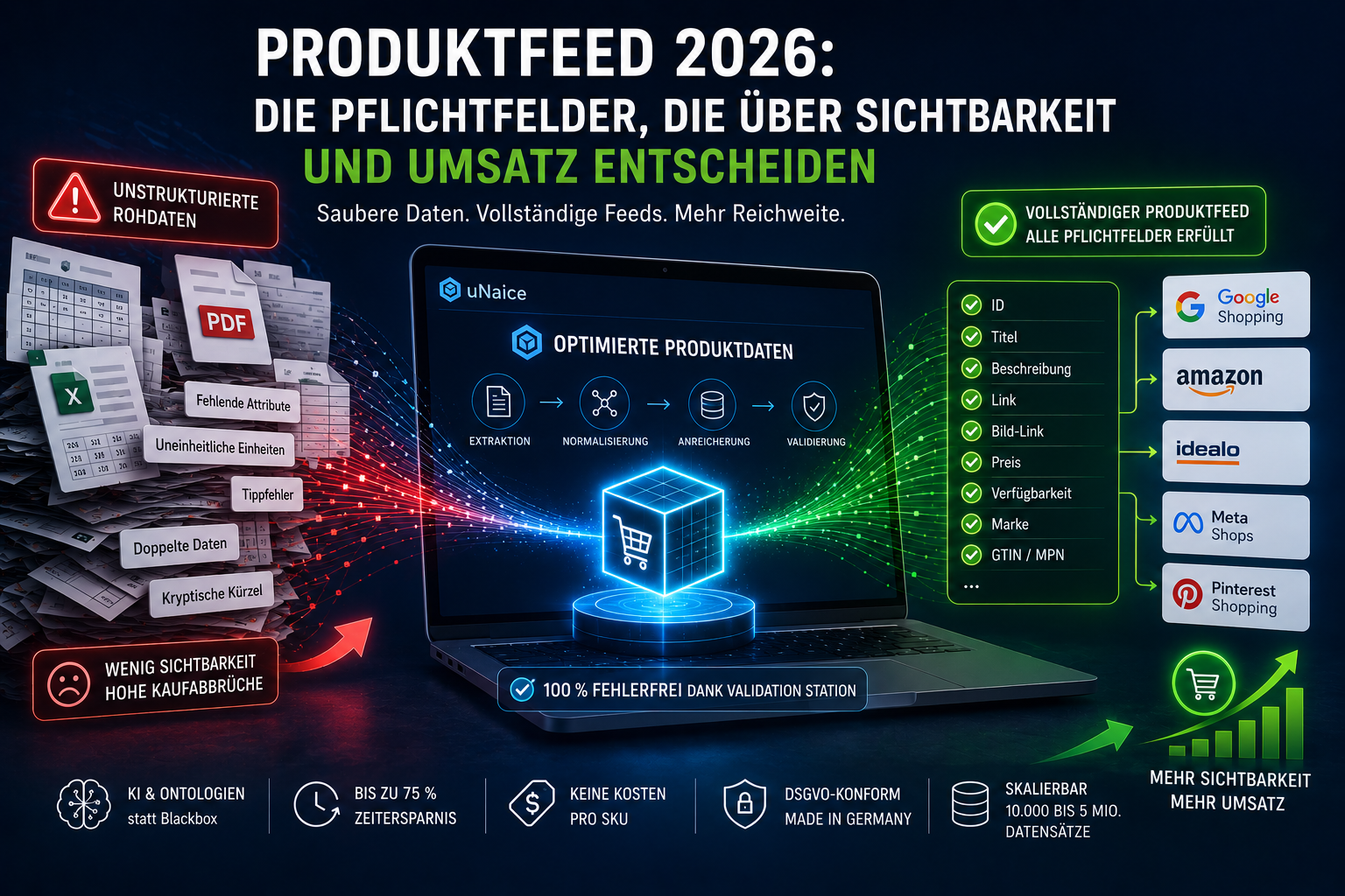 Welche Pflichtfelder dein Produktfeed 2026 zwingend braucht