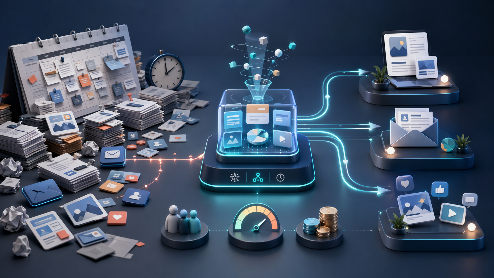 Wie verändert eine automatische Content Plattform den Personalbedarf im Marketing-Team?
