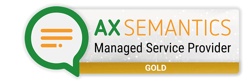 AX Semantics Managed Service Provider Gold