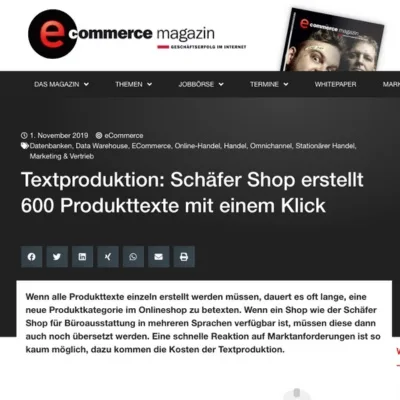 E-Commerce: So erstellen Textroboter Content für deinen Shop