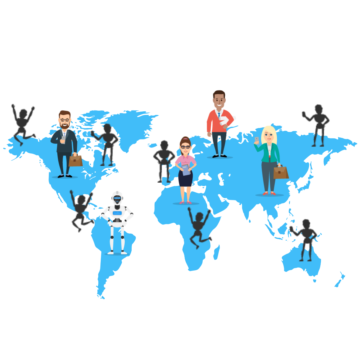 Illustration: Integration & Mehrsprachigkeit